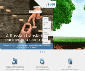 Velior.ru(High-quality Russian translation, proofreading, and editing services) Screenshot