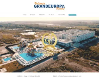 Velipojagrandeuroparesort.com(Beach Resort in Albania) Screenshot