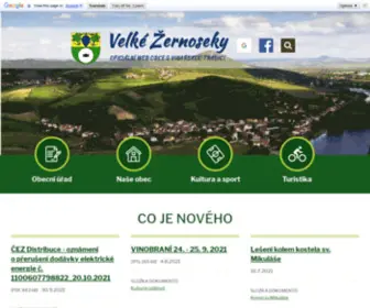 Velke-Zernoseky.cz(Velke Zernoseky) Screenshot