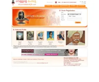 Vellalamangalya.com(Online Marriage Services) Screenshot