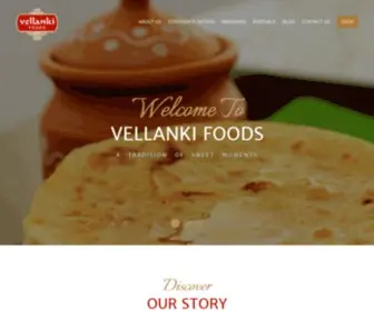 Vellankifoods.com(Vellanki Foods) Screenshot