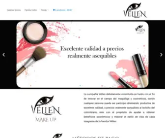 Vellenmakeup.com(Maquillaje y accesorios) Screenshot