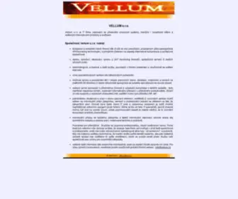 Vellum.cz(Vellum s.r.o) Screenshot