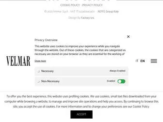Velmar.it(Aeffe Group) Screenshot
