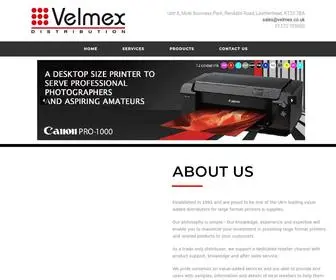 Velmex.co.uk(Velmex Distribution) Screenshot