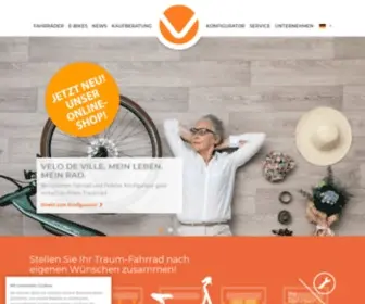Velo-DE-Ville.de(Fahrräder) Screenshot