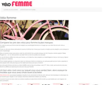 Velo-Femme.com(Conseil) Screenshot
