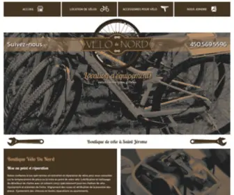 Velo-Laurentides.com(Location de vélos et accessoires) Screenshot