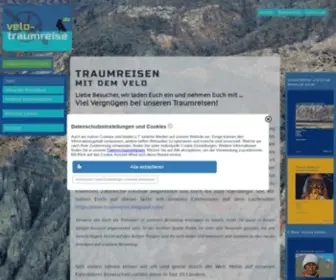 Velo-Traumreise.de(Reiseberichte von Uwe Ellger und Isabel Ritz) Screenshot