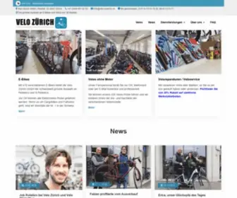 Velo-Zuerich.ch(Velo Zürich) Screenshot