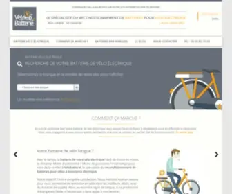 Velobatterie.fr(Batterie pour vélo) Screenshot