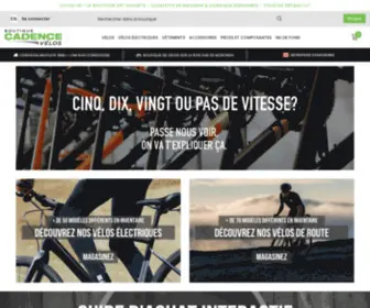 Velocadence.ca(Magasin de vélo) Screenshot