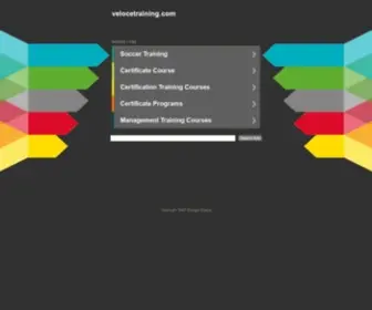 Velocetraining.com(Velocetraining) Screenshot