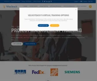 Velociteach.com(PMP Certification & Training) Screenshot