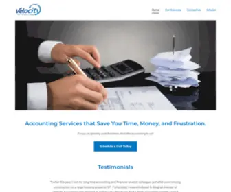 Velocity-Accounting.com(Velocity Accounting) Screenshot