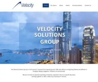 Velocity-Solutions.com(Velocity Solutions Ltd) Screenshot