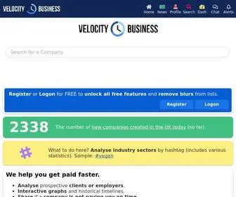 Velocity.business(Promoting Prompt Payments by UK Businesses) Screenshot