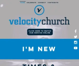 Velocitychurch.com(Home) Screenshot