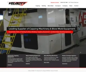 Velocityes.com(Blow Molding Machine) Screenshot