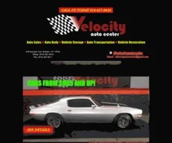 Velocitymotorsales.com Screenshot
