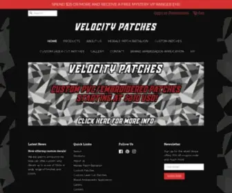 Velocitypatches.com(Velocity Patches) Screenshot