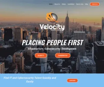 Velocitysgi.com(Velocity Search Group) Screenshot