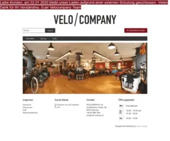 Velocompany.de(Home page velocompany) Screenshot