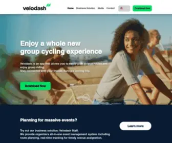 Velodash.co(Plan route and cycle together) Screenshot
