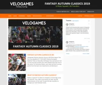 Velogames.com(Velogames Fantasy Cycling 2021) Screenshot