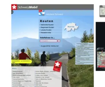 Veloland.ch(Veloland Schweiz) Screenshot