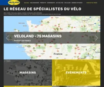 Veloland.com(Le specialiste du velo de route) Screenshot