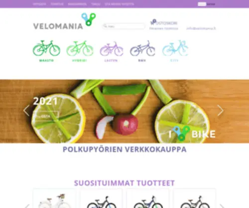 Velomania.fi(Velomania) Screenshot