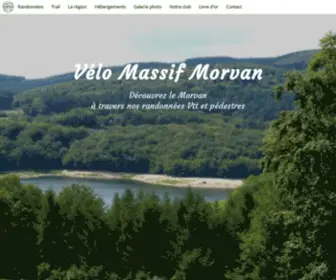 Velomassifmorvan.fr(Velo Massif Morvan) Screenshot