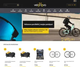 Velonova.lt(Dviračių parduotuvė Vilniuje) Screenshot