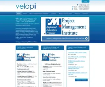 Velopi.com(Project Management Training and Consultancy Ireland) Screenshot