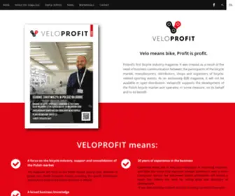 Veloprofit.com(Pierwszy w Polsce portal B2B dla branży rowerowej) Screenshot