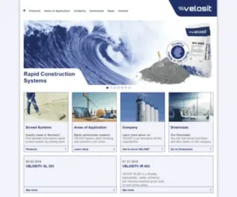 Velosit-USA.com(Moisture Mitigation & Concrete Repair Products Philadelphia) Screenshot