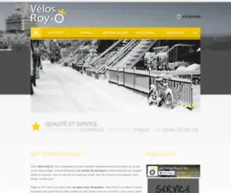 Velosroyo.com(Les Vélos Roy) Screenshot