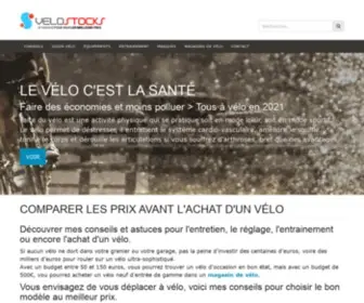 Velostocks.com(Comparateur prix achat vélo VTT pas cher) Screenshot