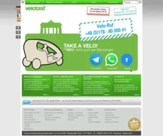 Velotaxi.com(Velotaxi) Screenshot