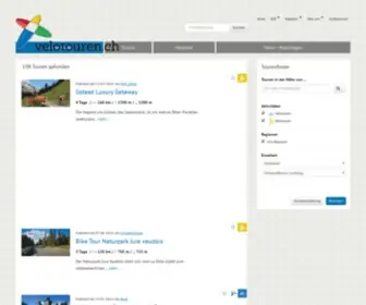 Velotouren.ch(Touren suchen und finden) Screenshot