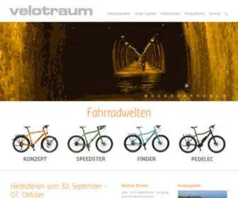 Velotraum.de(Fahrradmanufaktur. Schwerpunkt) Screenshot
