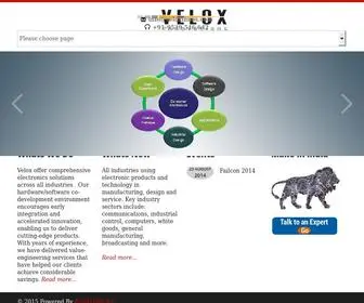 Veloxinnos.com(Velox Innovations) Screenshot