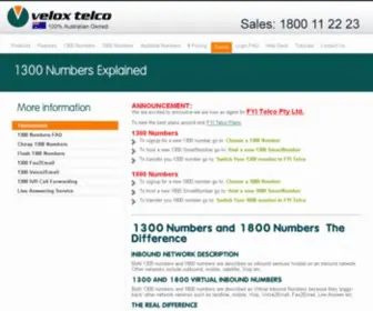 Veloxtelco.com.au(Plans and Pricing) Screenshot