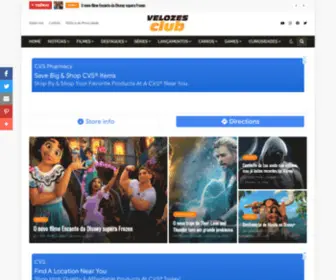 Velozesclub.com.br(Descubra tudo o acontece com o melhor do cinema) Screenshot