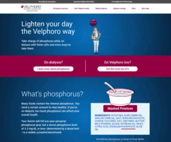 Velphoro.us(Velphoro® (sucroferric oxyhydroxide)) Screenshot