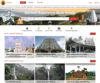 Velpu.com(Top website for famous and unexplored temples in India) Screenshot