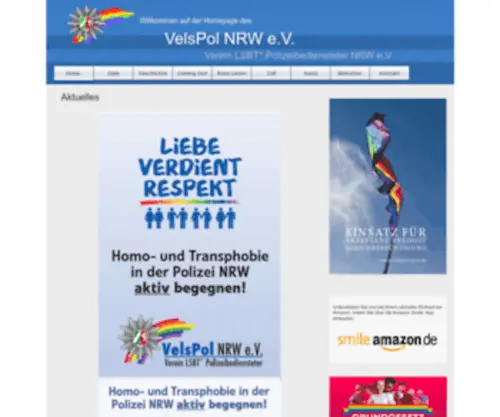 Velspol-NRW.de(Velspol NRW) Screenshot