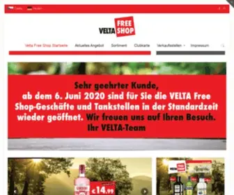 Veltafreeshop.cz(Immer günstig) Screenshot