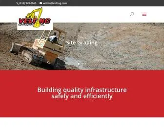 Velting.com(Velting Contractors) Screenshot